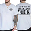 "I Came Here to Drink" Funny Drinking Shirt – Novelty Tee by Dog Mom Hat