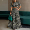 Printed Top & Trousers Two-Piece Suit by FitiqueFit