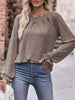Ruffle Cuff Long Sleeve T-Shirt by Simply Love