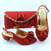 Summer Sweet Thick Heel Fish Mouth Scrub Sandals