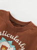 Children's Cartoon Graphic Short Sleeve T-Shirt by Simply Love