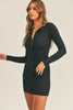 Button Up Ribbed Mini Shirt Dress – Ribbed Dress, Button-Up Shirt Dress, Mini Shirt Dress, Casual Shirt Dress, Versatile Shirt Dress by Stevvex