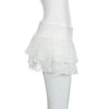 Pure Sexy Lace Low Waist Skirt Pants French