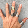 Sterling Silver Fearless Feather Ring by mend metalworks