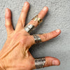 Sterling Silver Fearless Feather Ring by mend metalworks