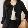 Women’s Cropped Crew Neck Jacket – Casual Lightweight Outerwear by FitiqueFit