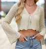 Women’s Crochet Cardigan Short Top by FitiqueFit