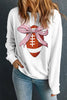 Football Round Neck Long Sleeve Sweatshirt by Wild and Free Boutique