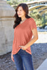 Basic Bae Bamboo Full Size V-Neck Short Sleeve T-Shirt by Simply Love