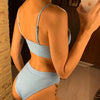 Female High Waist Swimsuit Bikini Sports Swimsuits For Women Two Piece Crop Top Bikini Set High Waist High Cut Bathing Suits Women Swimwear Two-piece Bikini Set Bathing Suit Swimwear by Stevvex