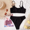 Female High Waist Swimsuit Bikini Sports Swimsuits For Women Two Piece Crop Top Bikini Set High Waist High Cut Bathing Suits Women Swimwear Two-piece Bikini Set Bathing Suit Swimwear by Stevvex