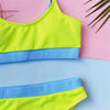 Female High Waist Swimsuit Bikini Sports Swimsuits For Women Two Piece Crop Top Bikini Set High Waist High Cut Bathing Suits Women Swimwear Two-piece Bikini Set Bathing Suit Swimwear by Stevvex