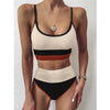 Female Push Up Swimsuit Modern Swimwear For Women Bikinis High Waist Bikini Set Solid Bikini 2 Piece Swimsuit Bathing Suits Women Bathing Suit High Waist Bikini Set Sport Wear Swimming Suit Bikini by Stevvex