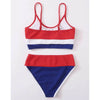 Female Swimsuit High Waist Bikini Women High Waist Bikini Set Two Piece Swimsuits Bikini Top With Bottoms Bathing Suits For Teens Girls Women Swimwear Two-pieces Bikini Set Sport Bathing Suit Swim Lady by Stevvex