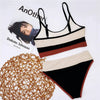 Female Swimsuit High Waist Bikini Women High Waist Bikini Set Two Piece Swimsuits Bikini Top With Bottoms Bathing Suits For Teens Girls Women Swimwear Two-pieces Bikini Set Sport Bathing Suit Swim Lady by Stevvex