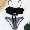 Female Two Piece Swimsuit Low Waist Bikini Floral Printing Swimwear Push Up Bathing Suit Detachable Padded Push Up Striped Bikini Set Two Piece Swimsuit Ladies Vintage Lace Bikini Sets Beach Swimwear by Stevvex
