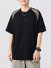Men's Plus Size Contrast Raglan Sleeve Casual T-Shirt by Simply Love