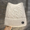 Cute Cat-ear Knitted Wool Warm Hat Versatile Face-slimming by My Store