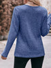 Ribbed Knit Long Sleeve T-Shirt by Simply Love