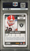 Graded 2024 Panini Score Brock Bowers #310 Rookie RC Football Card PSA 10 Gem Mint by Hall of Fame Sports Memorabilia