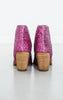 Fiera Glitter Booties in Pink