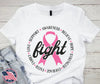 Fight – White by Carolina Country Bling