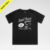 FINAL TRACK ATTACK TEE - BLACK FRONT ONLY by LITTLE RAD THINGS