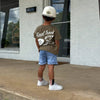 FINAL TRACK ATTACK TEE - MILITARY GREEN by LITTLE RAD THINGS