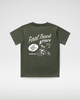 FINAL TRACK ATTACK TEE - MILITARY GREEN by LITTLE RAD THINGS