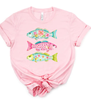 Preppy Summer Coastal Fish Graphic Tee by Ocean & 7th