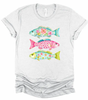 Preppy Summer Coastal Fish Graphic Tee by Ocean & 7th