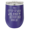 I'm a Flip Flop Wearin' Wine Drinkin' Outdoor Lovin' Kind of Gal 12 oz Polar Camel Wine Tumbler by Anchored Grace Boutique