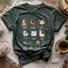 Flora Fauna Fiber T-shirt by YarnMerch