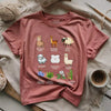 Flora Fauna Fiber T-shirt by YarnMerch