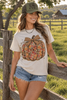 Floral Bow Pumpkin Graphic Tee by Wild Junkie