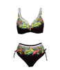 Floral High-Waist Bikini Sets Push Up Swimsuit Summer Two Pieces Swimwear Women Plus Size Two 2 Piece Bikini Sets Push Up Swimsuit Separates Tops Bottoms Swimwear Bathing Suit Women Plus Size Bathing Suits by Stevvex
