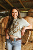Floral Horseshoe Graphic Tee - Bay by Wild Junkie