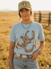 Floral Horseshoe Graphic Tee - Bay by Wild Junkie
