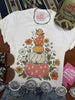 Floral Pumpkin Stack Graphic Tee by Wild Junkie