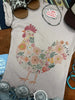 Floral Rooster Graphic Tee by Wild Junkie
