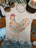 Floral Rooster Graphic Tee by Wild Junkie