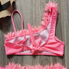 Flower Girl Swimsuit Ruffle Women Swimwear Kids Children Toddler Bikini Bathing Suit Beachwear Sets Kids Two Piece Children's Swimwear Toddler Girl Bikini Little Girls Cute Princess Pink Bathing Suit Summer Beachwear by Stevvex