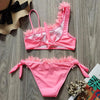 Flower Girl Swimsuit Ruffle Women Swimwear Kids Children Toddler Bikini Bathing Suit Beachwear Sets Kids Two Piece Children's Swimwear Toddler Girl Bikini Little Girls Cute Princess Pink Bathing Suit Summer Beachwear by Stevvex
