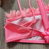 Flower Girl Swimsuit Ruffle Women Swimwear Kids Children Toddler Bikini Bathing Suit Beachwear Sets Kids Two Piece Children's Swimwear Toddler Girl Bikini Little Girls Cute Princess Pink Bathing Suit Summer Beachwear by Stevvex
