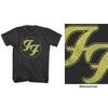 Foo Fighters Distressed FF Logo [T-Shirt] by Rock Band Apparel