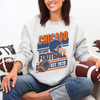 Retro Chicago Football Crewneck Sweatshirt by Hey Jude Graphic Tees