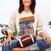 Retro Chicago Football Crewneck Sweatshirt by Hey Jude Graphic Tees