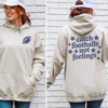 Catch Footballs Hooded Sweatshirt by Hey Jude Graphic Tees