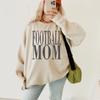Distressed Football Mom Crewneck Sweatshirt by Hey Jude Graphic Tees