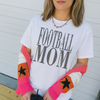 Distressed Football Mom Tee Shirt by Hey Jude Graphic Tees